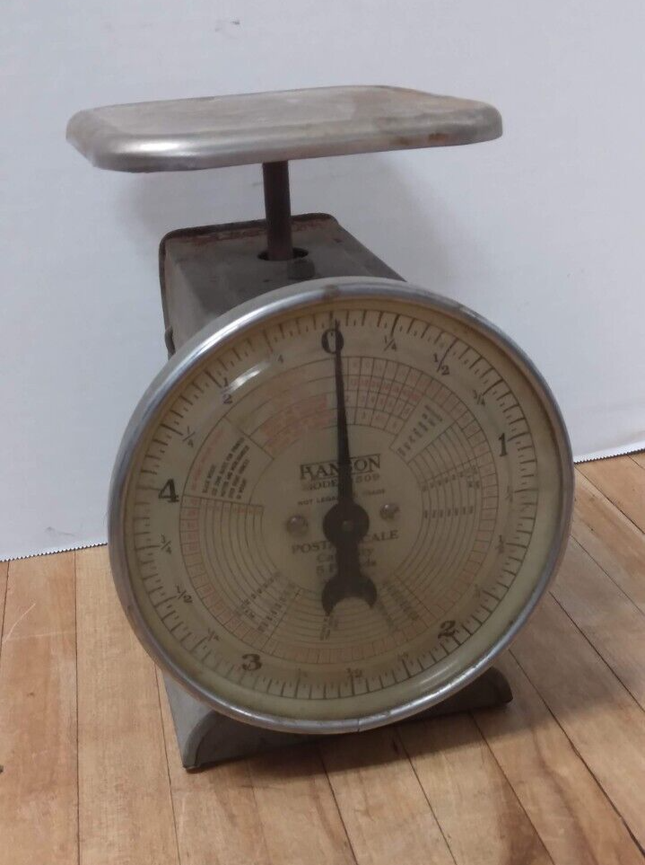 Vintage Hanson Model 1509 Postal Scale 5 Pound Capacity