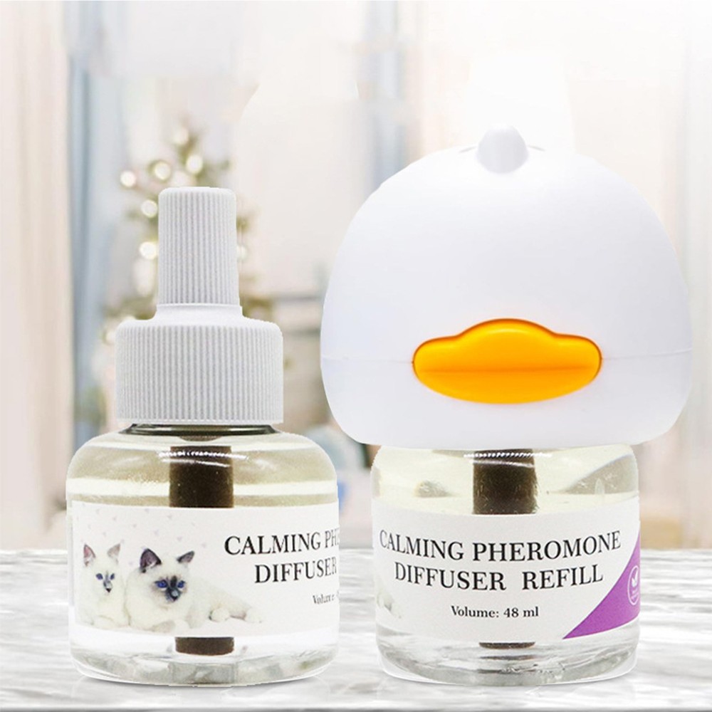 Cat Calming Diffuser Support Soothing Stress Heating Diffuser Cat Pheromones