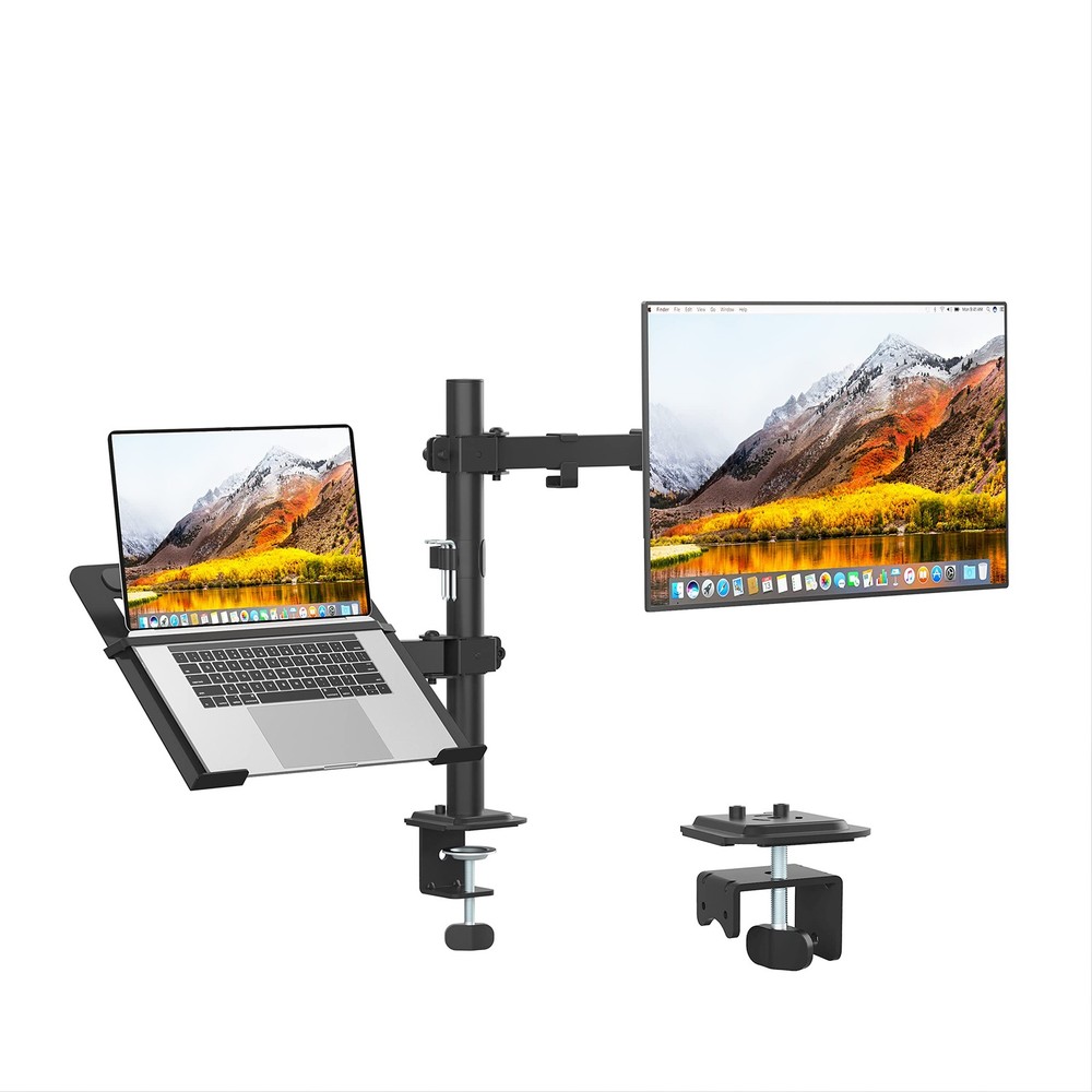 "Monitor & Laptop Mount Fully Adjustable Stand 13""-27"" LCD"