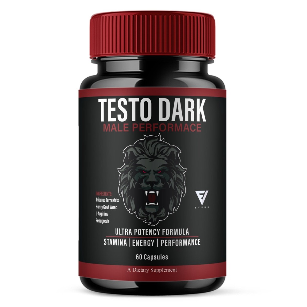 Testo Dark Max Performance Supplement, TestoDark Pills (60 Capsules)