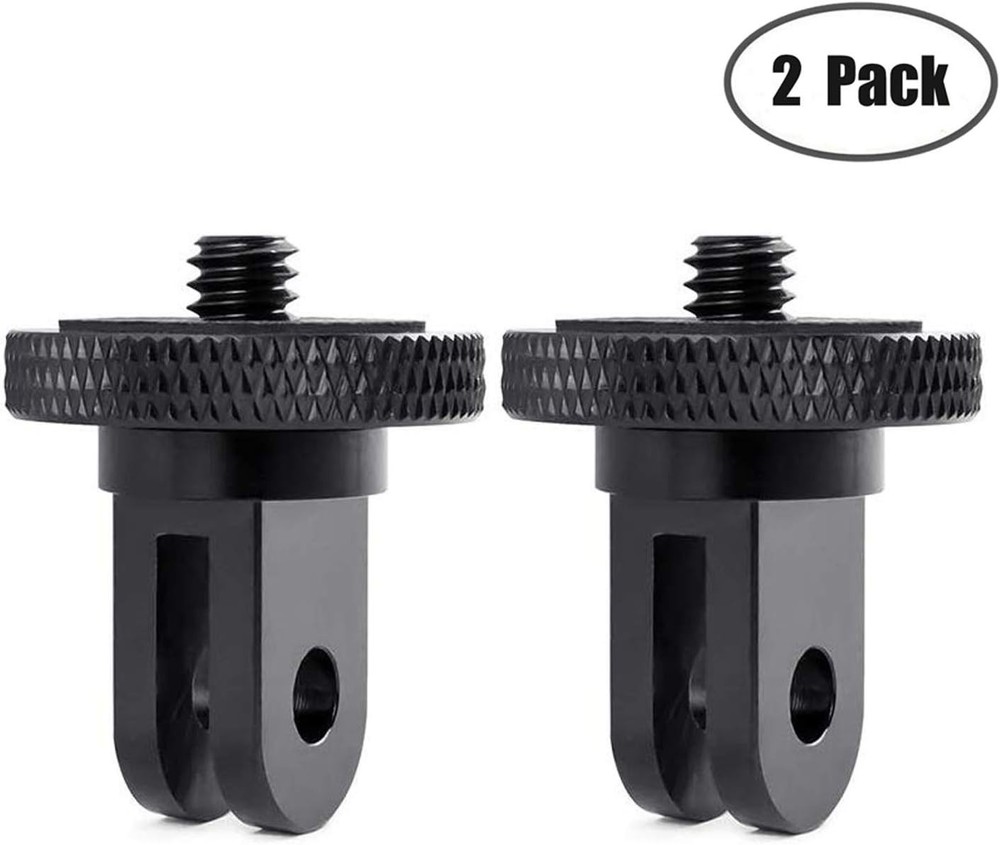 Camera Tripod Mount for Gopro Adapter, 2Pcs 1/4-20 Screw Conversion Adapter for