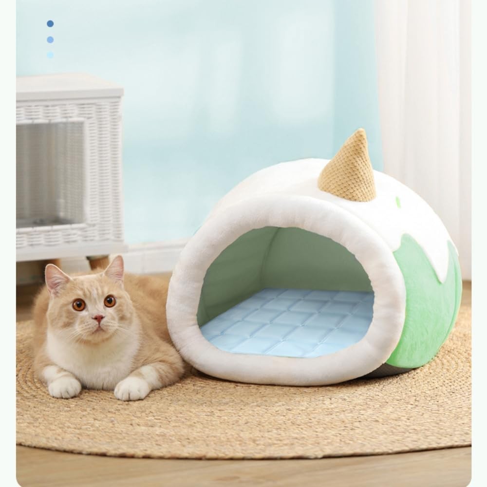 Dog Cooling Mat Pad Upgraded Long Lasting Cooling Crate Mat for Cat Small Dog