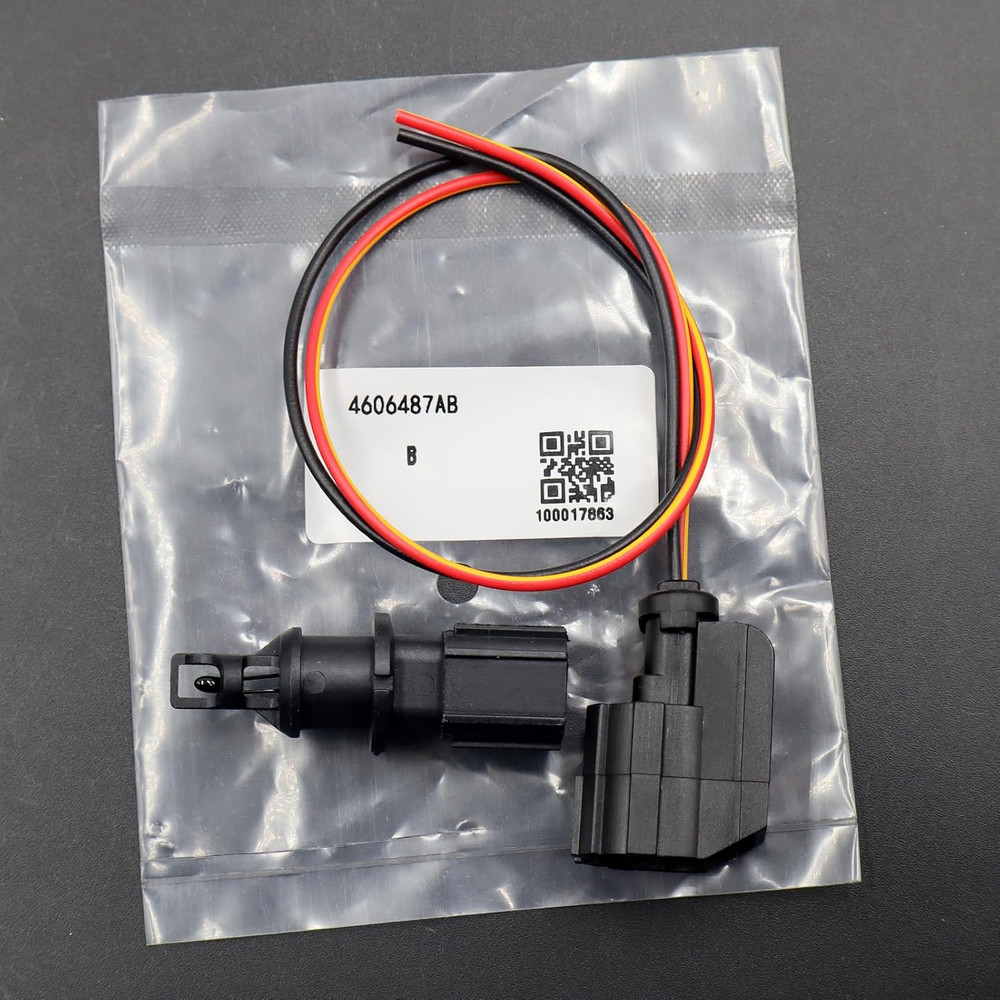 Intake Air Temperature Sensor & Connector Kit Compatible with Chrysler Dodge Jee
