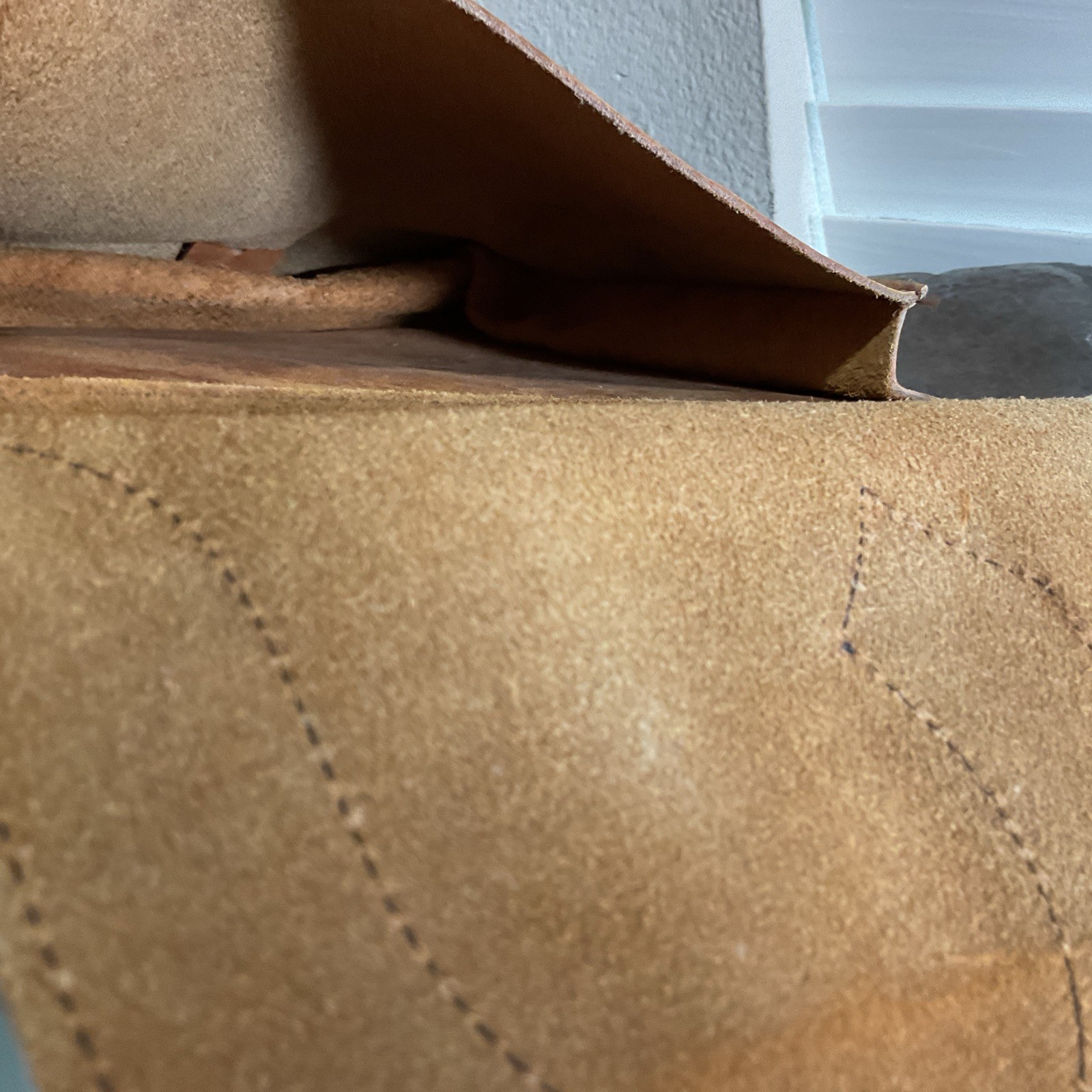 Antique Leather Saddlebag