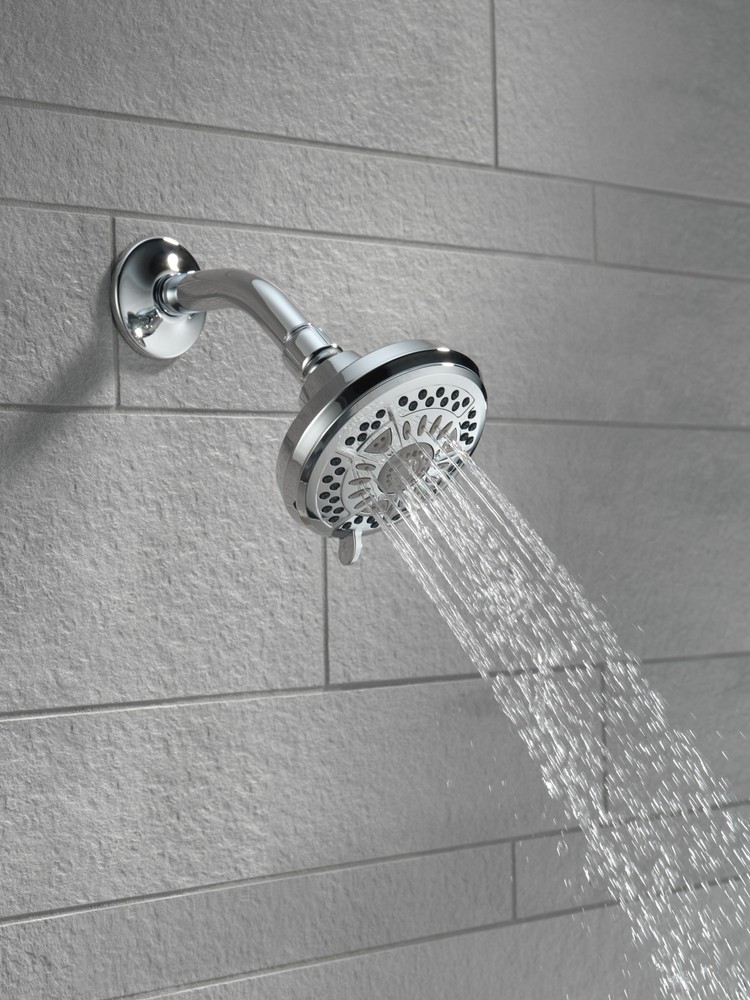 Delta 6-Setting Shower Head in Chrome - Certified Refurbished