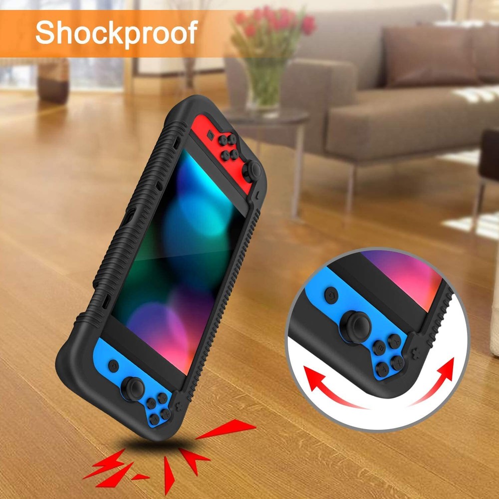 Silicone Case for Nintendo Switch 2017 Shock Proof Anti-Slip Protective Cover