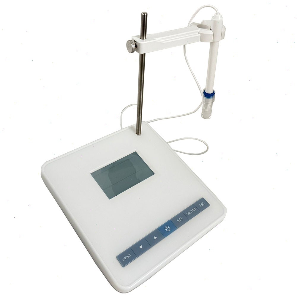 Digital PH Meter with PH Buffer Powder 2 Ponit Calibration E-201-C Electrode
