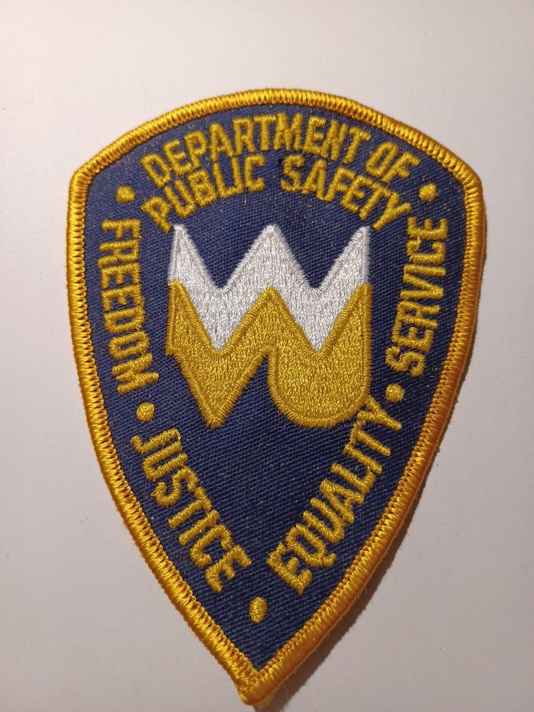 Police Security University Shoulder Patch