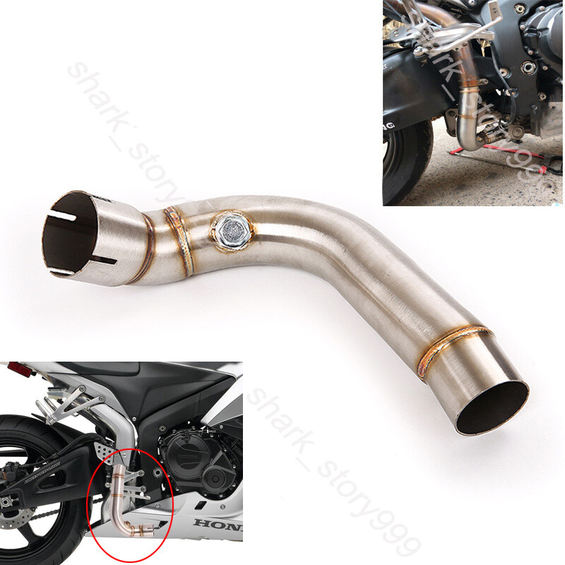 Modified System for Honda CBR600RR 2007-20 Exhaust Mid Link Pipe Escape Slip On