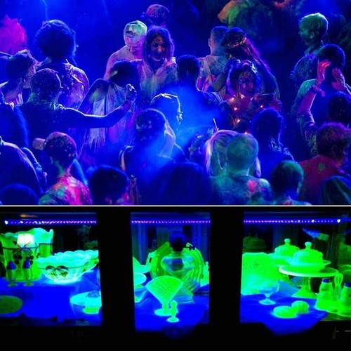 2x 16.4FT LED UV Strip Light 12V Ultraviolet Flexible 600LEDs Purple Lighting