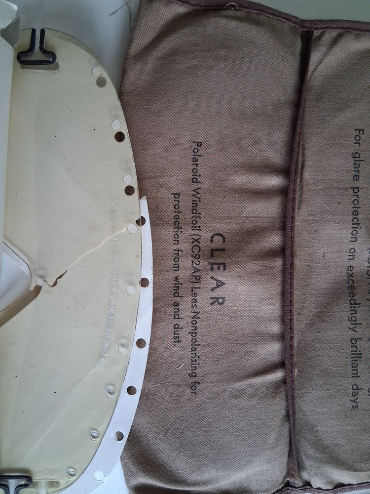 WWII US All Purpose Polaroid Goggle Lens Kit No. 1021 - Fully Complete