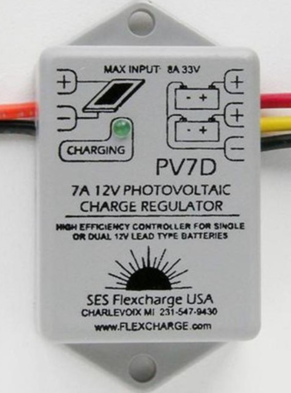 Flexcharge PV7D 7 Amp Charge Controller for Photovoltaic Charging System