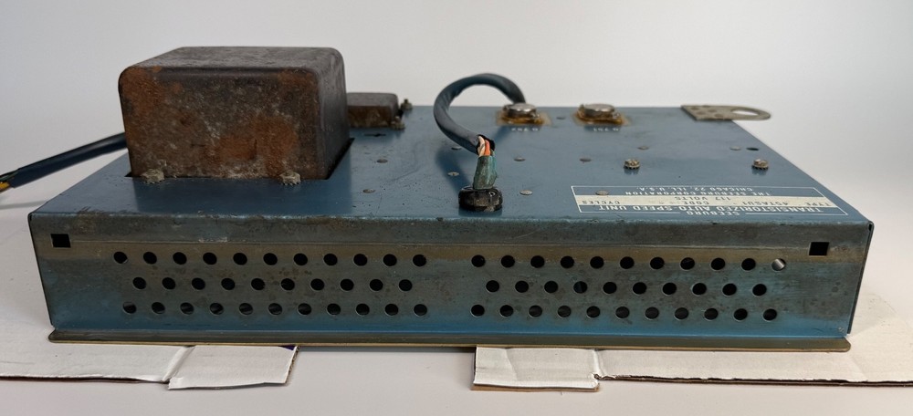 Seeburg Jukebox Transistorized Auto-Speed Unit Type 45TASU1 CodeB UNTESTED AS-IS