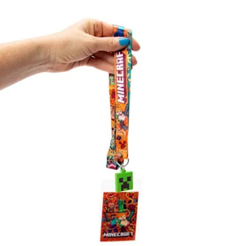 Minecraft Lanyard with ID Holder