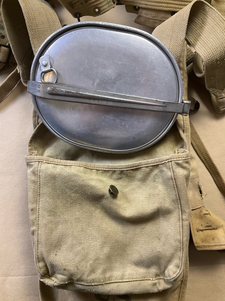 WWI GI Belt With Accessories