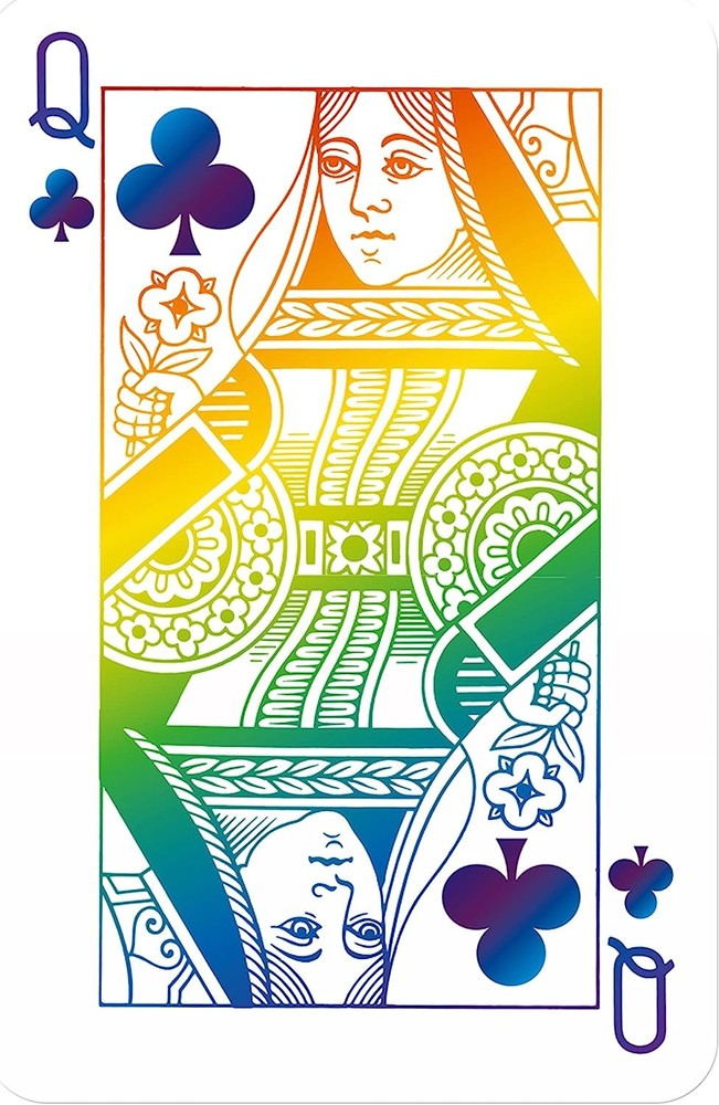Winning Moves Games Waddingtons No 1 Rainbow Playing Cards New!