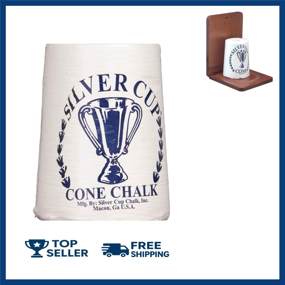 Billiard/Pool Cone Chalk, White