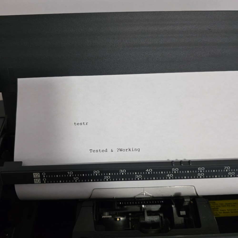 Sharp PA-3000 Electric Typewriter Tested Working Portable Intelliwriter