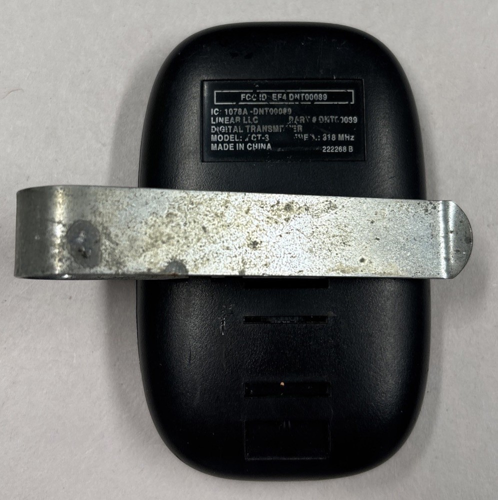 MCT-3 Linear Megacode 3-Button Garage Door Remote