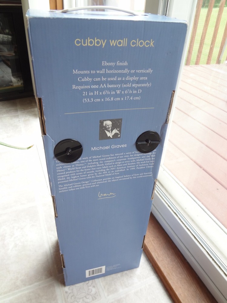 Michael Graves Cubby Wall Clock