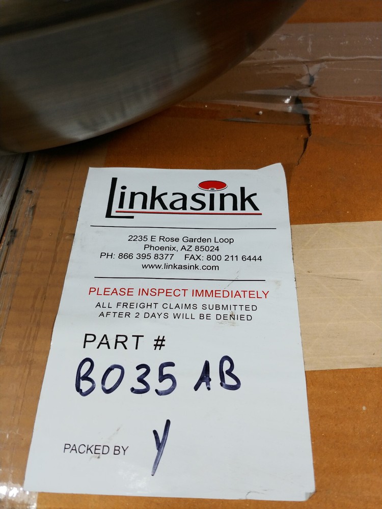 Linkasink Cast Bronze Circular Sink B035 AB