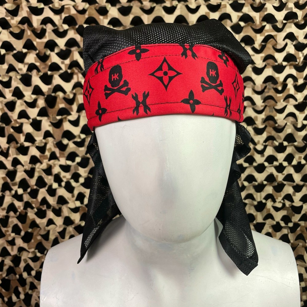 NEW HK Army Headwrap - Monogram Red/Black