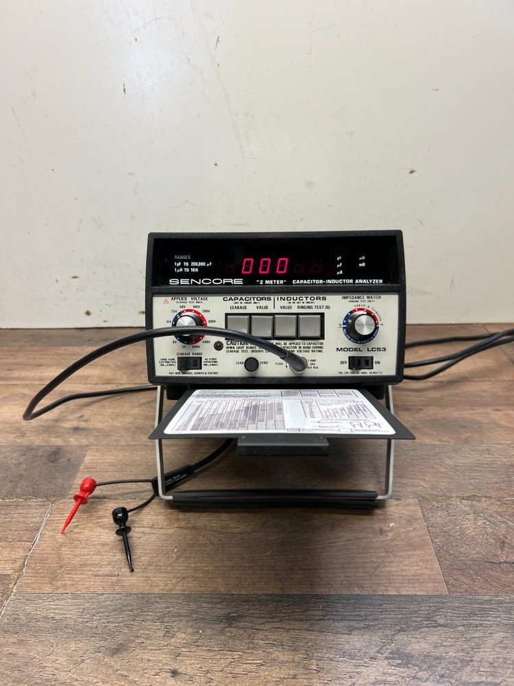 Sencore LC53 Z Meter Capacitor Capacitance Inductor Inductance Analyzer