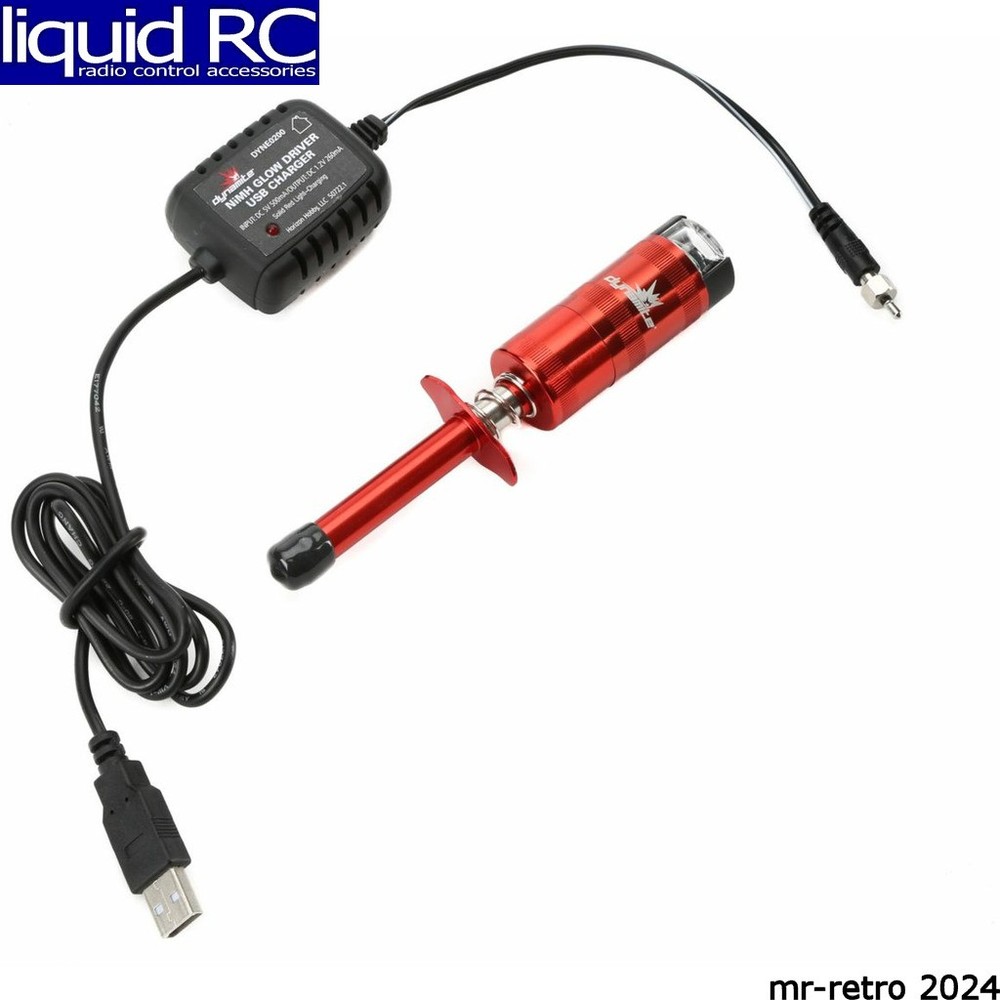 Dynamite E0200 Metered Ni-Mh Glow Driver W/Usb Charger