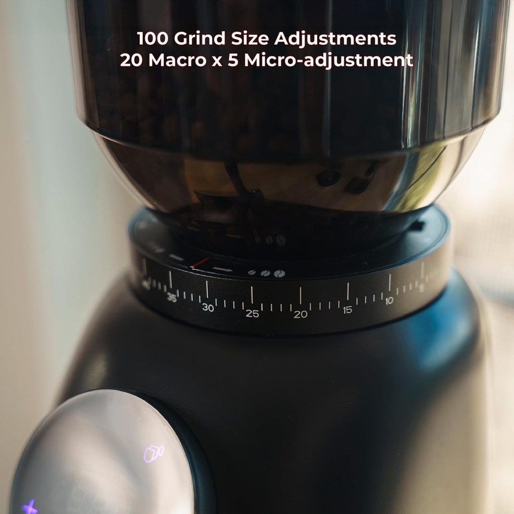 MiiCoffee GF64 Coffee Grinder Black