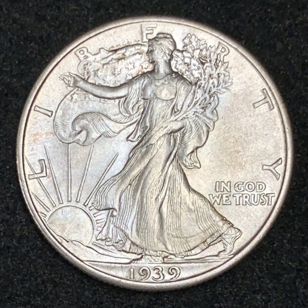 1939 50c Walking Liberty Half Dollar