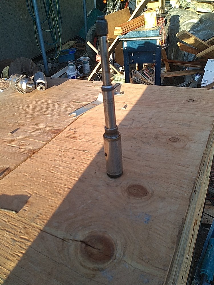 North Bros Yankee No. 44 Adjustable Automatic Push Drill With 7 Bits