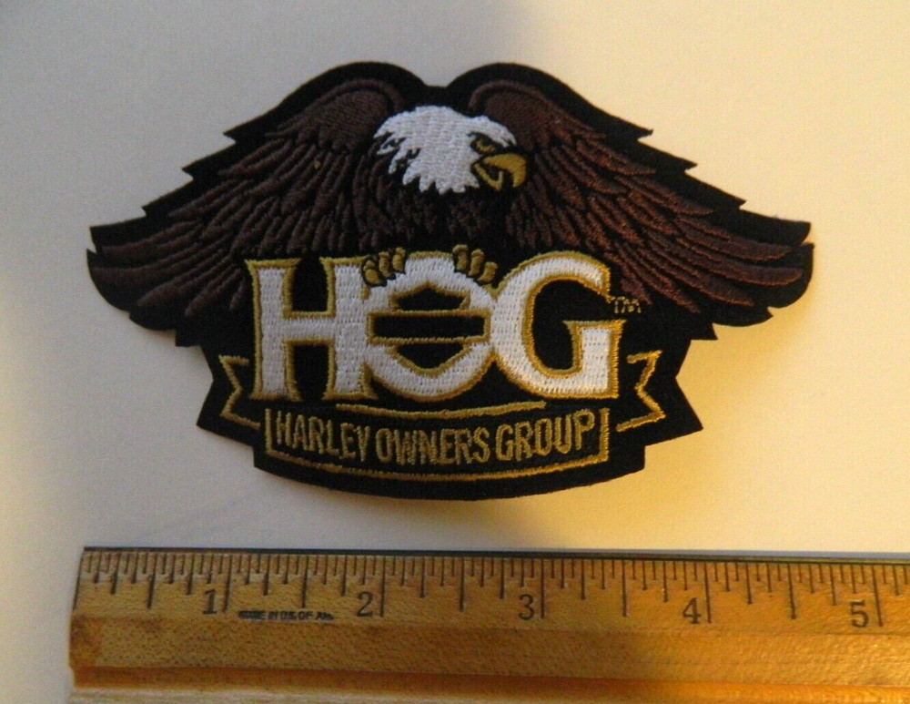 Harley Davidson Owners Group HOG Patch, Pin and coin set. BB4