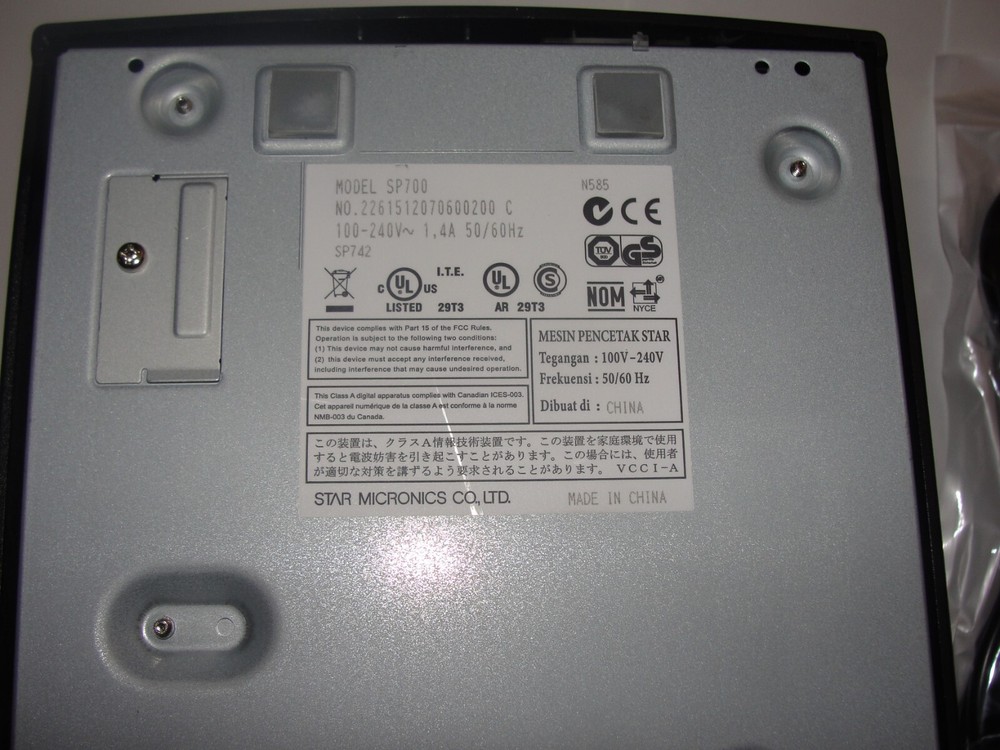 🔥STAR SP700 SP742 Dot Matrix POS Receipt Printer Parallel Interface 💯