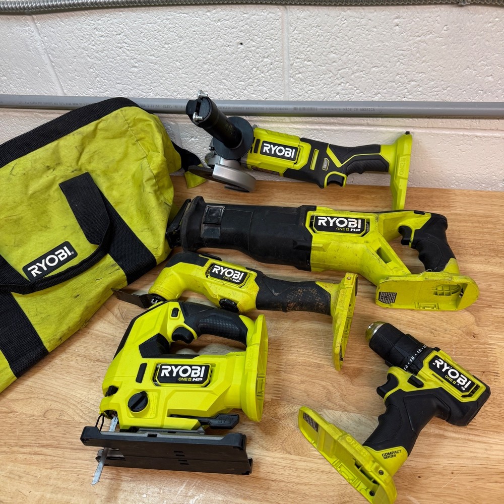 Ryobi Cordless 5-Tool - Power Tool Combo Set