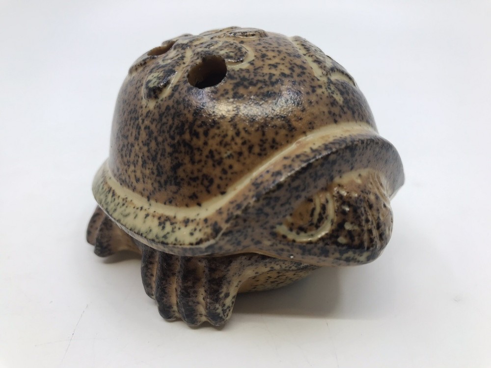 Vintage Turtle Incense Burner Ceramic Nice Condition No Chips