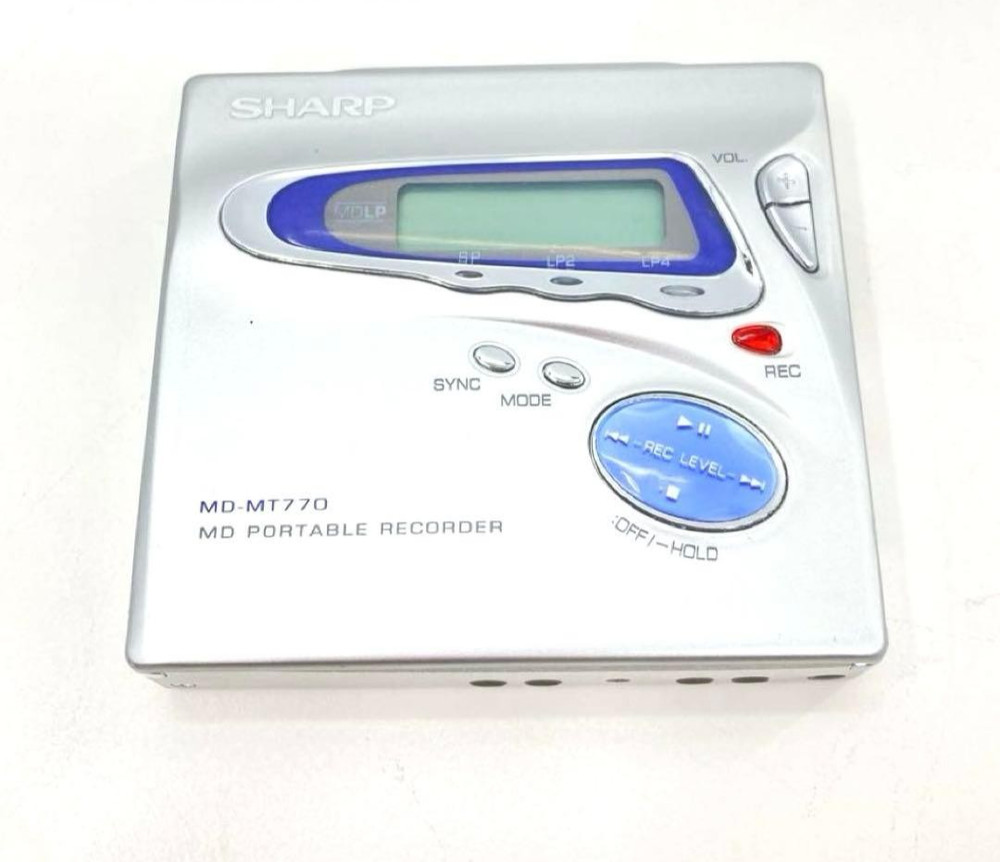 SHARP Portable MiniDisc Recorder MD-DR770 Operation confirmed