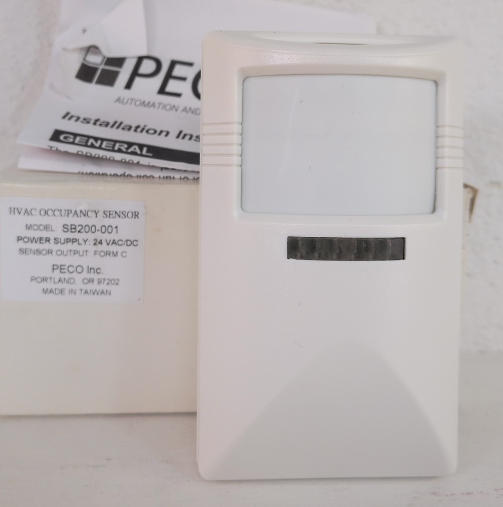 PECO SB200-001 Hvac Occupancy Sensor Time Delay White