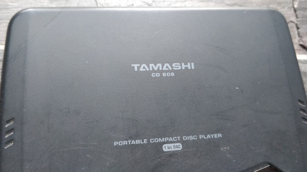 TAMASHI CD608 Portable CD Player Digital Audio Compact Disc Stereo - Error