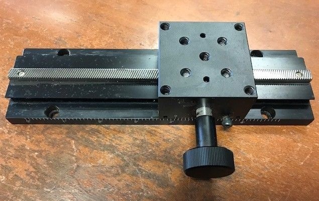 Single Stage - 7" long adjustable mount - precision, heavy duty linear track