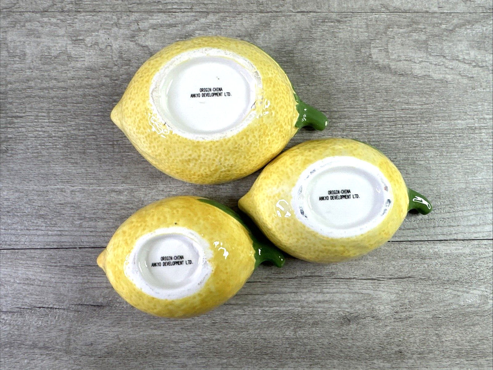 Ankyo Development Lemon Measuring Cups And Spoons Set New