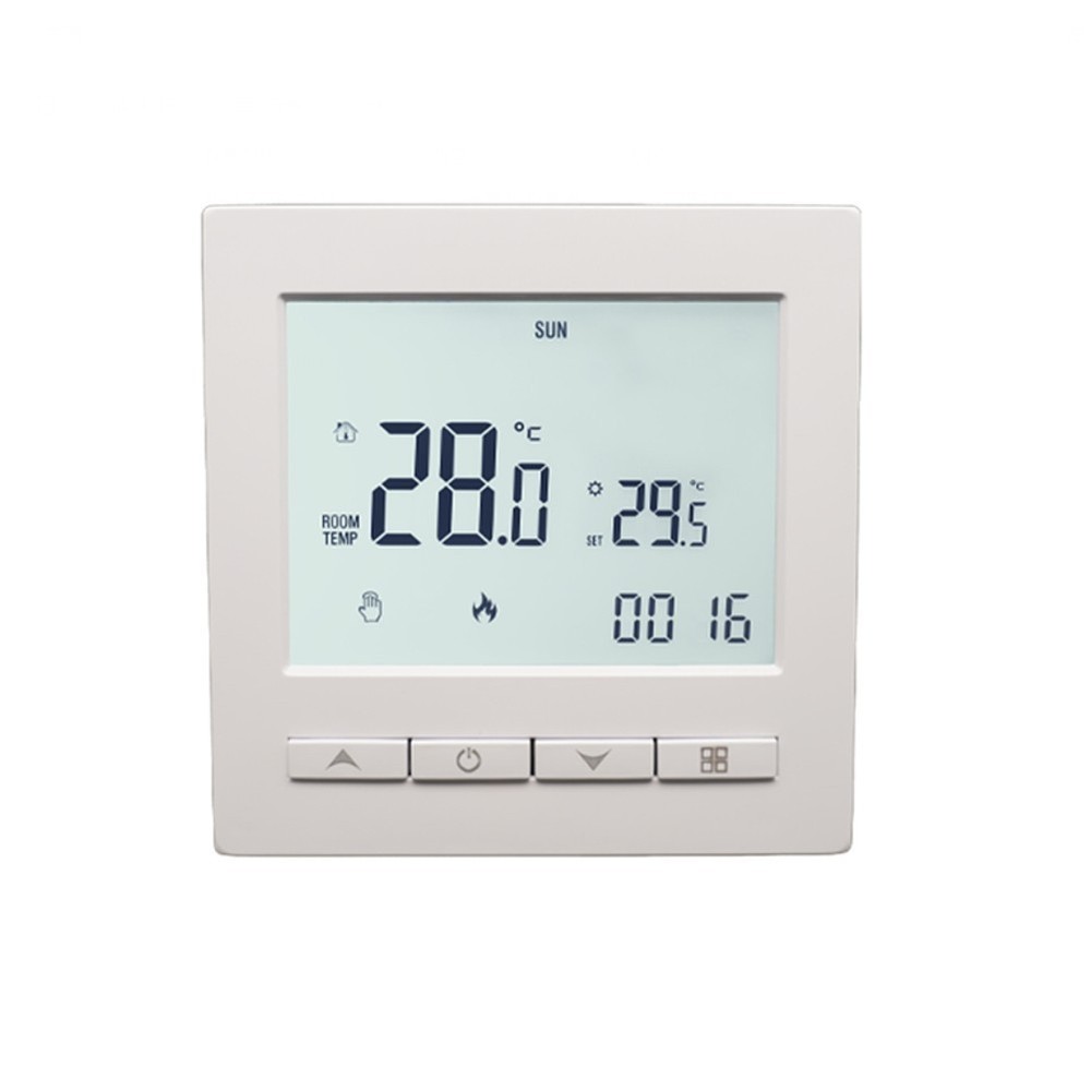 Programmable LCD Thermostat for Room and Floor Heating Temperature Control
