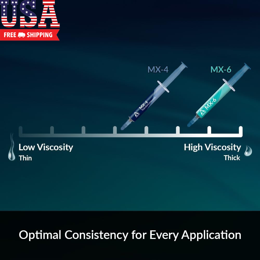 MX-4 (4 G) - Premium Performance Thermal Paste for All Processors (CPU, GPU - PC
