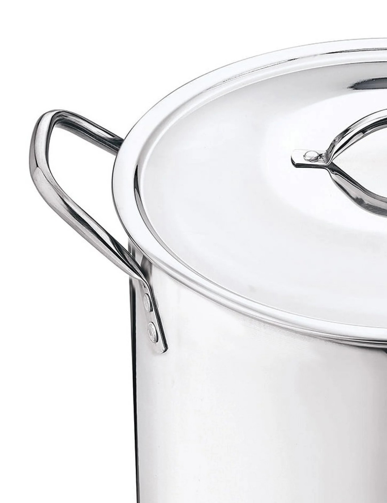 Mainstays 8-Qt Stainless Steel Stock Pot with Lid, Durable, Stay-Cool Handles