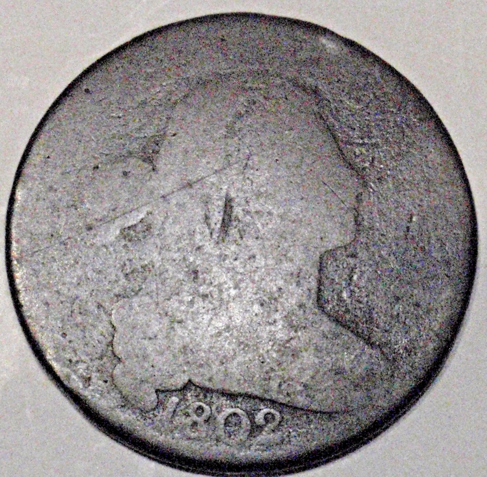 1802 Draped Bust Large Cent Nice Condition Early Type Coin