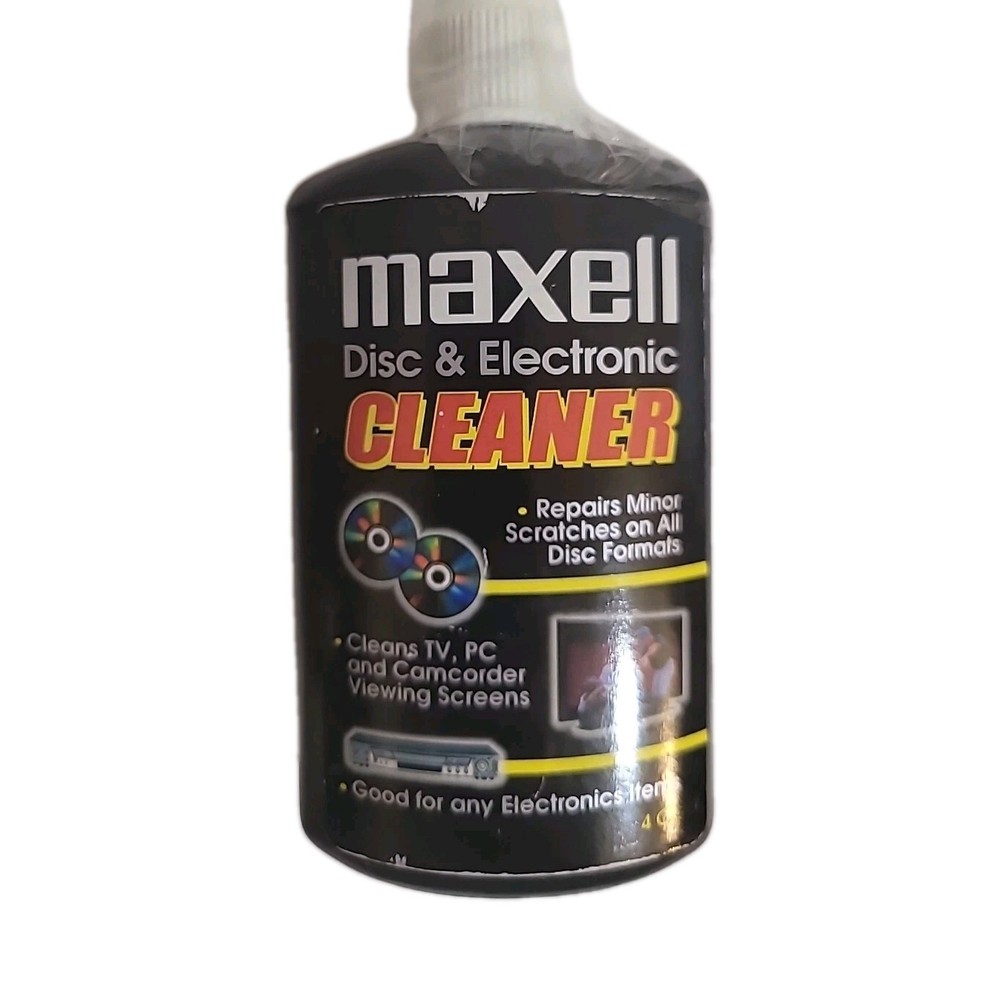 Maxwell Disc Electronic Cleaner 4oz Solution VTG New