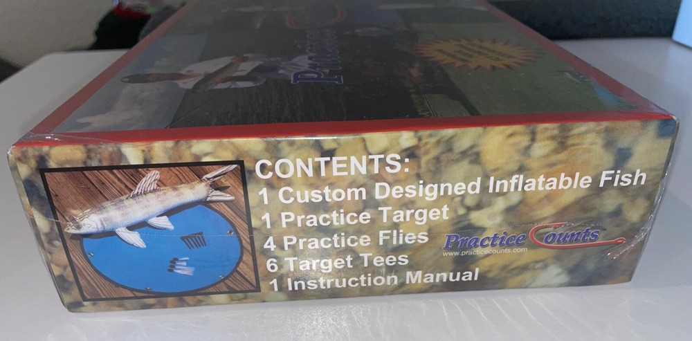 NEW! Practice Counts! Improve Your Fly Casting Accuracy! Flies, Targets, Tees