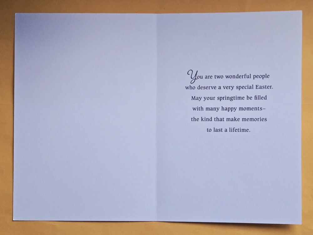 Happy Easter Greeting Card (+ Envelope 5x7")