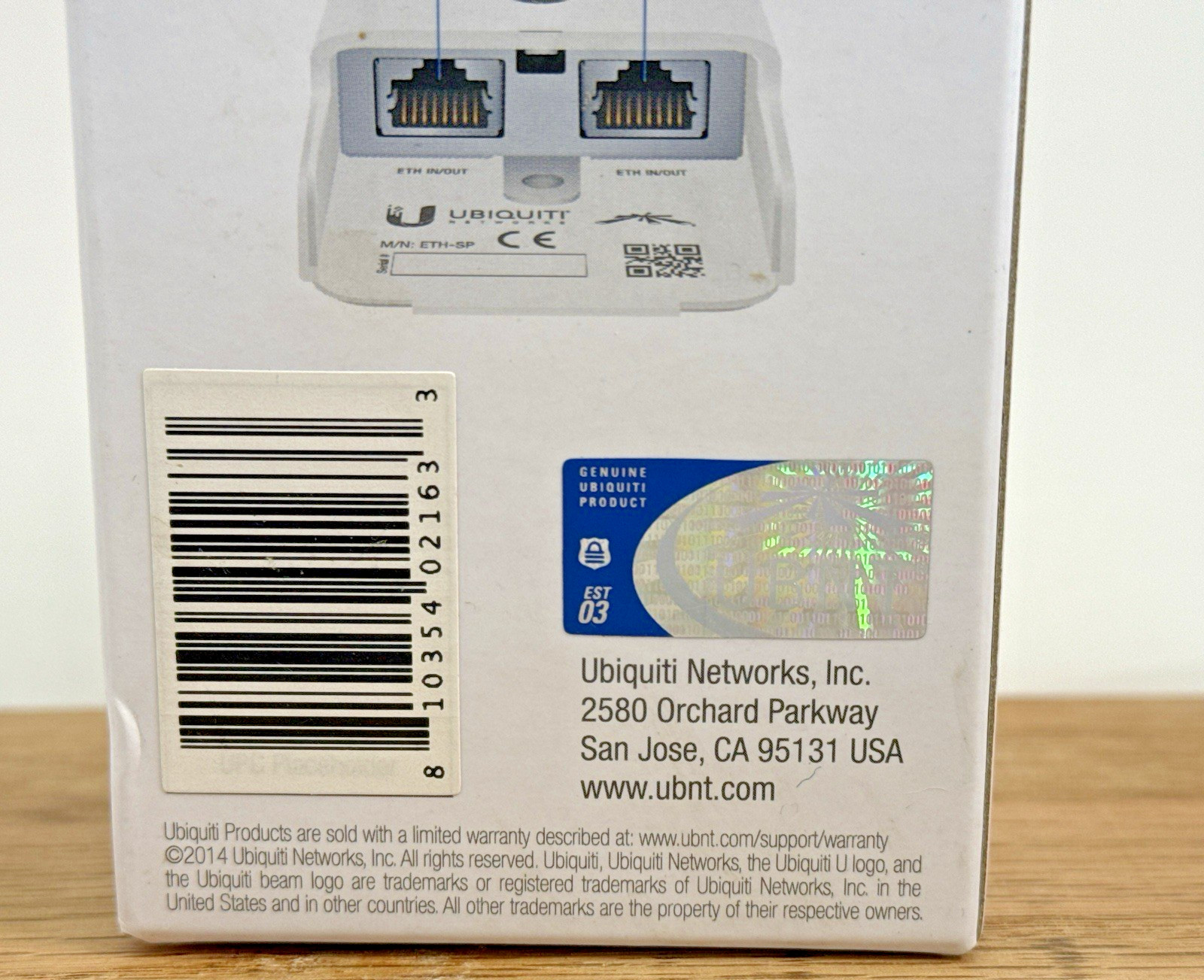 Ubiquiti ETH-SP Ethernet Surge Protector PoE ESD Lightning Protection OEM