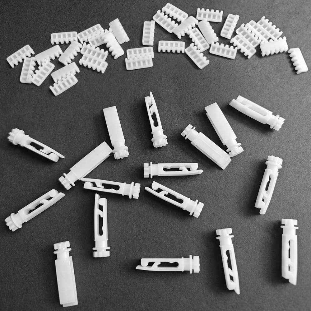 Vertical Blinds Replacement Stem and Gear, 12 Sets, Durable, Easy Install