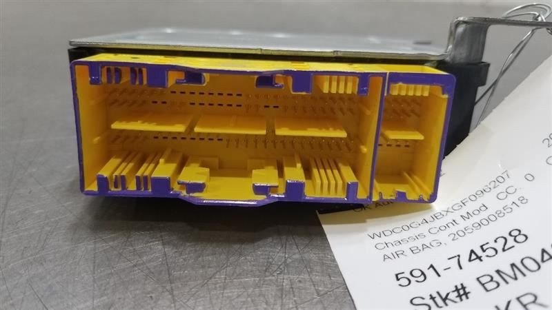 16 2016 MERCEDES GLC300 SRS RESTRAINT CONTROL MODULE 2059008518